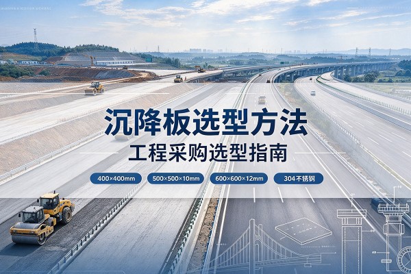 四平沉降板选择方法