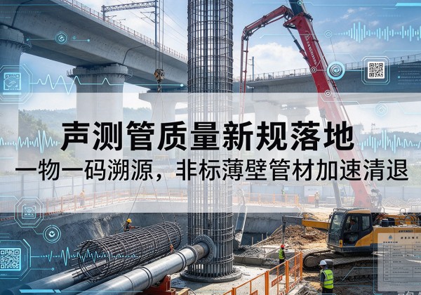 四平声测管质量新规落地，一物一码溯源，非标薄壁管材加速清退