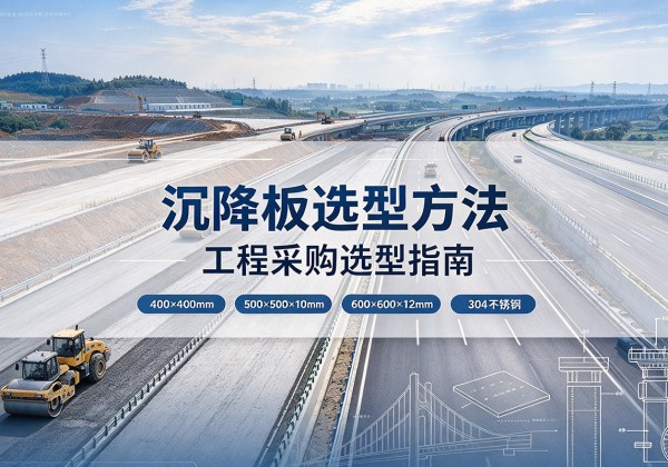四平沉降板选择方法
